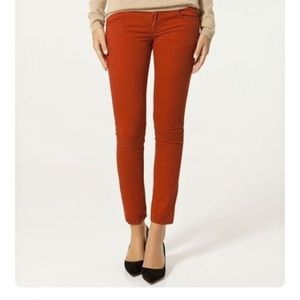 ZARA Vintage Deluxe Jeans in Rust / Burnt Orange